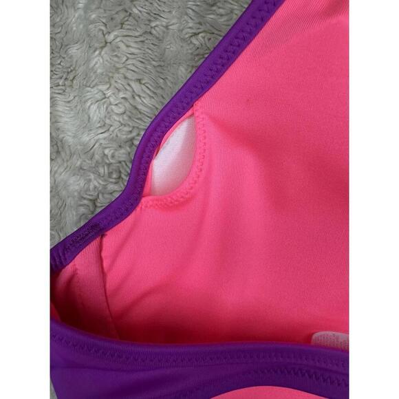 Victoria's Secret purple Capri ruffle halter string bikini set Size 32D/Medium - Picture 8 of 9